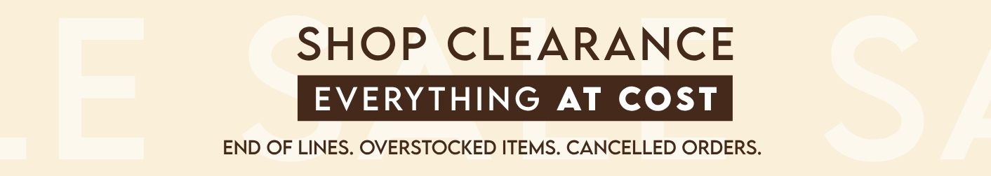Clearance Sale Listing