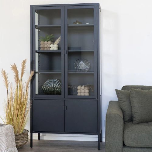 Black Display Cabinets