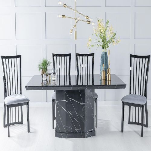 Black Marble Dining Sets