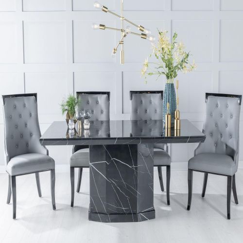 Black Marble Dining Sets