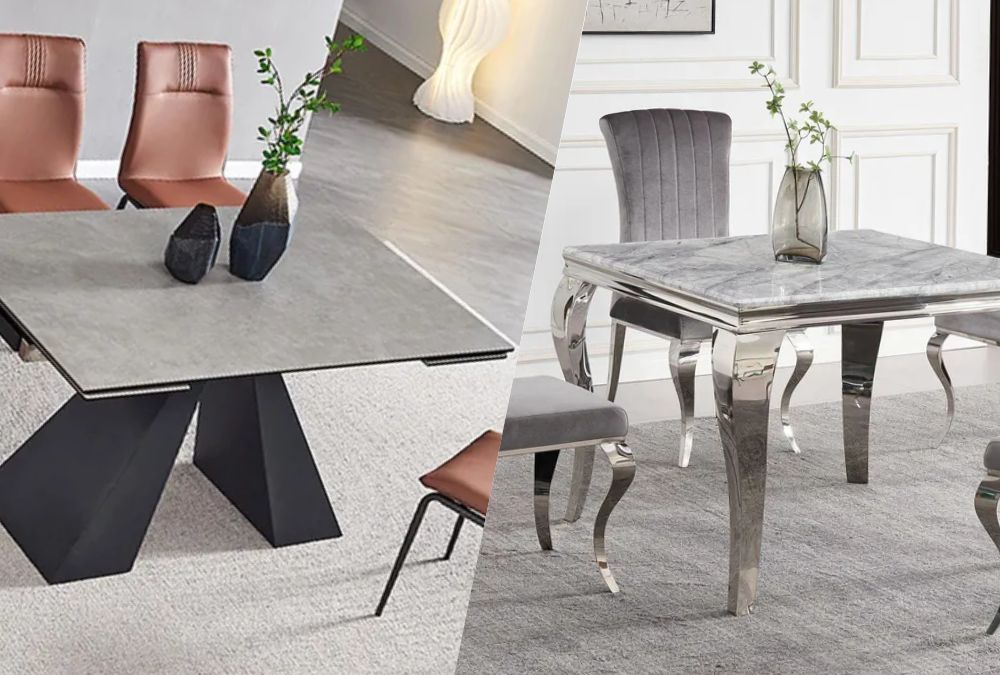 CERAMIC DINING TABLE VS MARBLE: WHICH ONE TO CHOOSE
