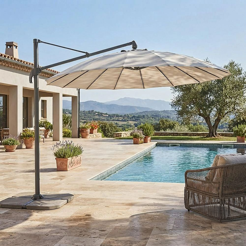 Garden Parasol Size and Base Guide