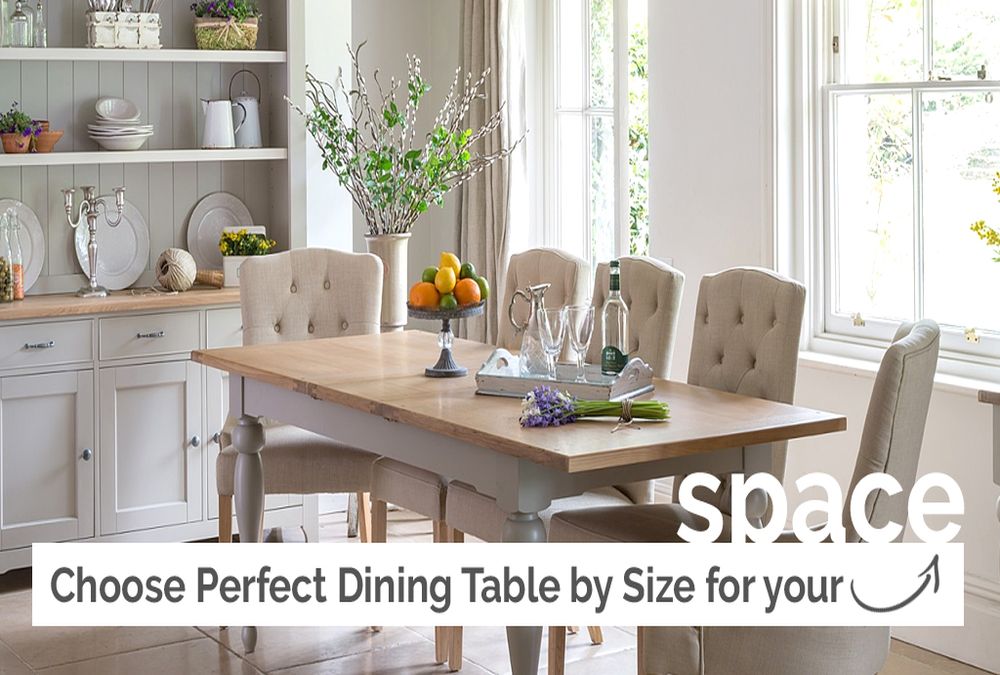 Choose Perfect Dining Table by Size For Your Space - 1