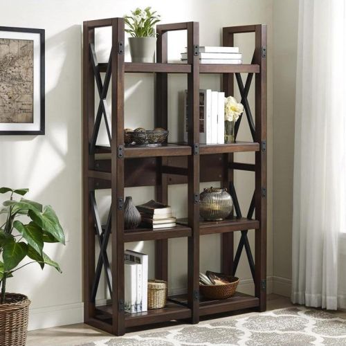Dark Wood Bookcases
