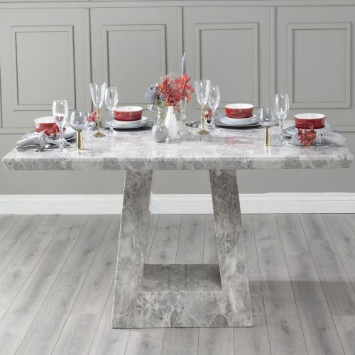 Grey Marble Dining Tables