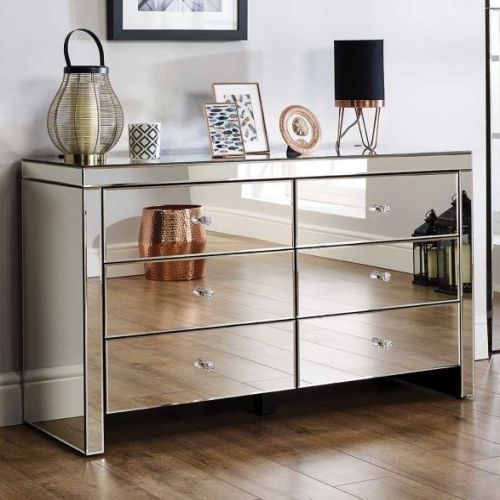 Mirrored Chest of Drawers