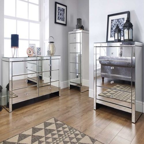 Mirrored Chest of Drawers