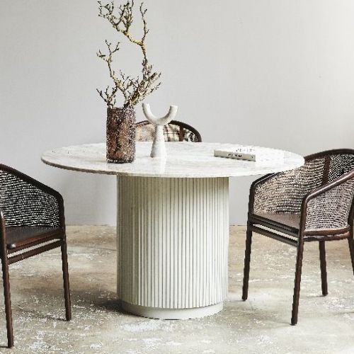 Round Marble Dining Tables