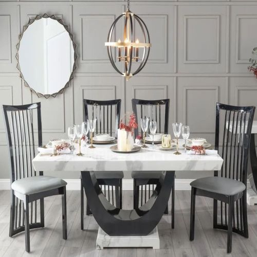 White Marble Dining Sets White Marble Dining Sets