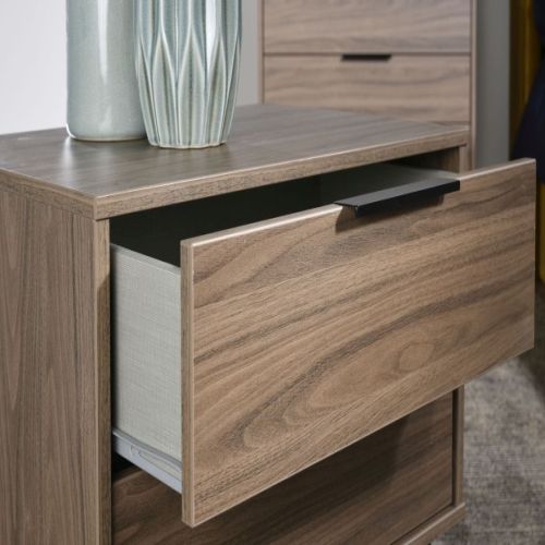 Walnut Bedside Cabinets