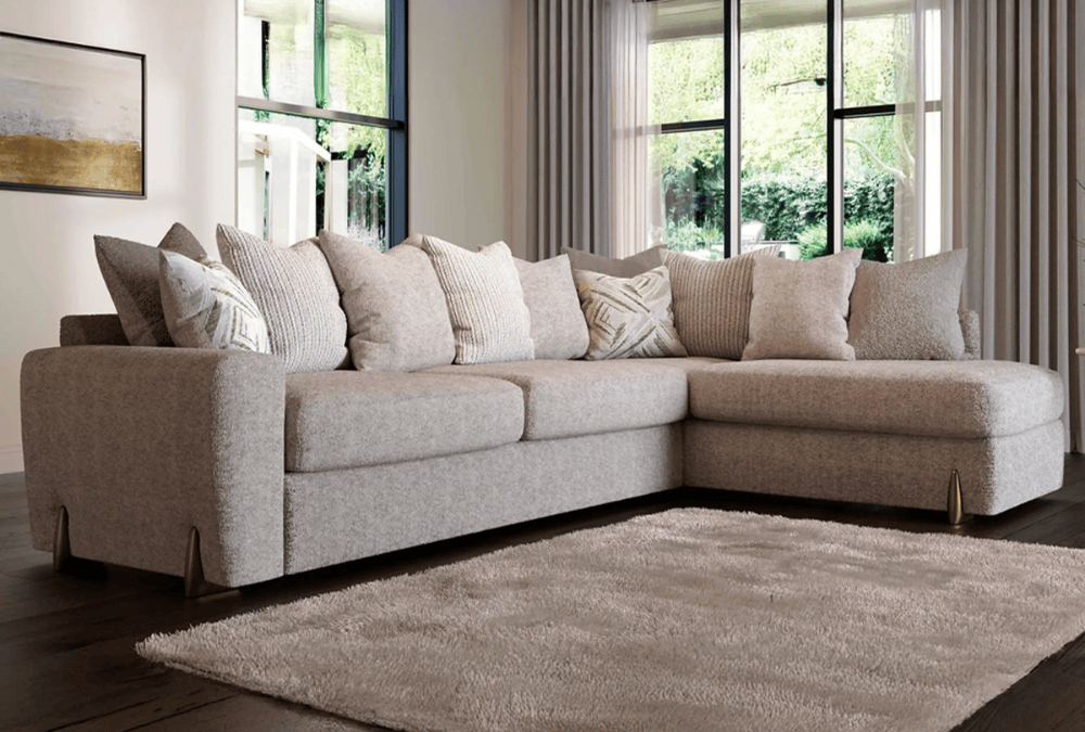 Buoyant Axel Fabric Corner Sofa