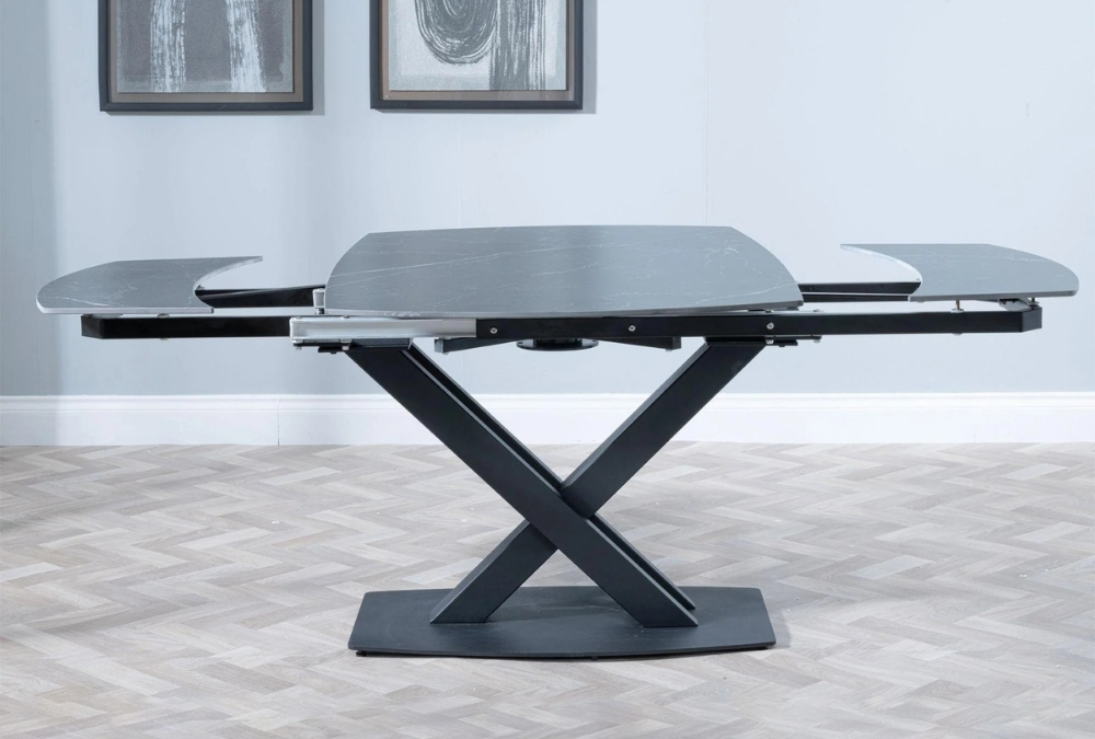 Modern extendable dining table set for small spaces - Choice Furniture Superstore