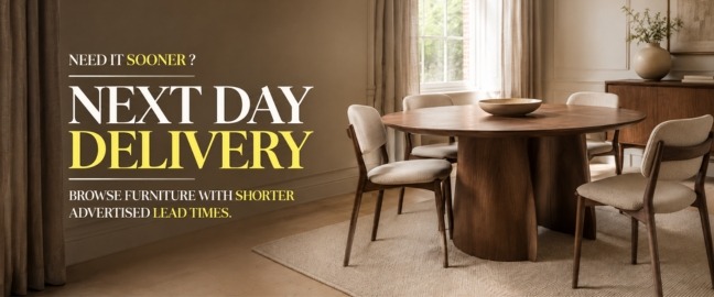 Next Day Delivery furniture with shorter advertised lead times